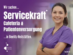 Wir suchen: Servicekraft (m/w/d) Cafeteria & Patientenversorgung